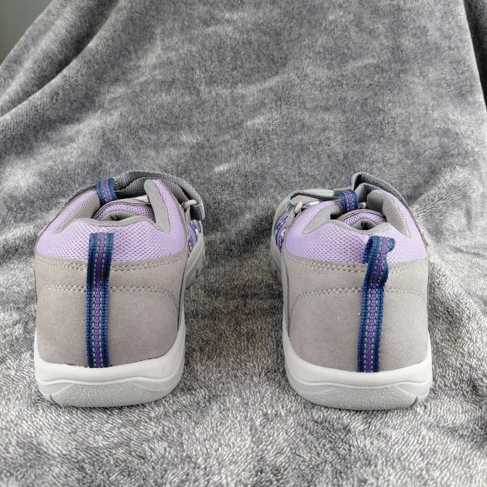 Keen‎ Knotch Peak Womens 7 Purple Camo Gray Bungee Strap Hiking Sneakers 1026184